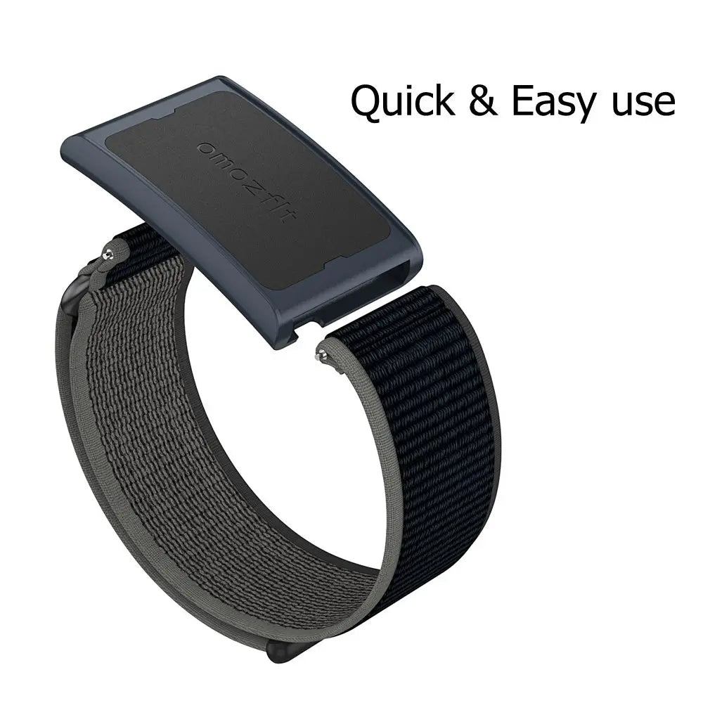 Bandverse Adjustable Nylon Strap for Amazfit Helio – Adjustable 20/22mm Wrist Band Loop